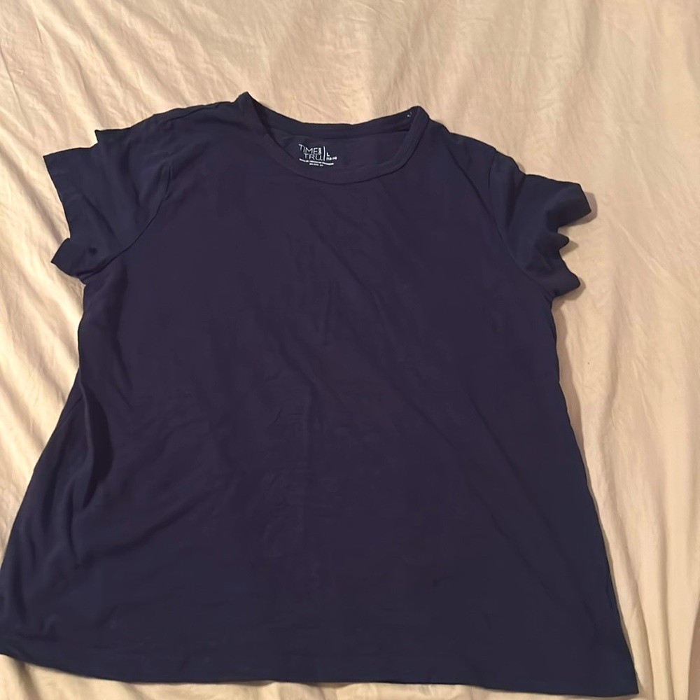 Bundle 3 for $15 Time and Tru Girls/Juniors Large Navy tee